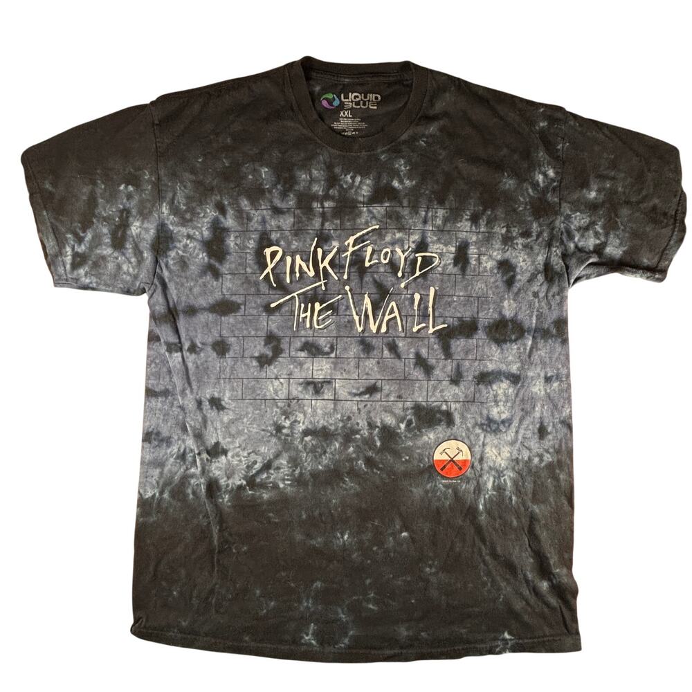 Pink Floyd T Shirt Liquid Blue The Wall XXL Tie Dye 2007